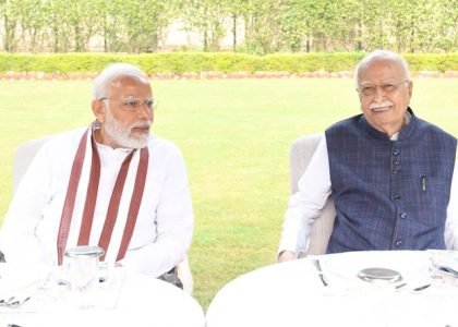 Lal Krishna Advani and Narendra Modi