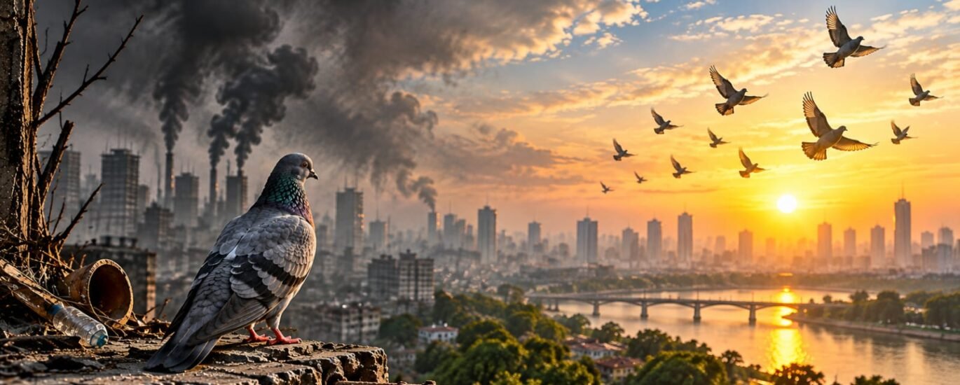 Kaho Kabootar poem on environmental crisis